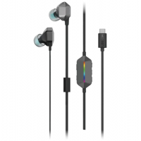 Игровая Гарнитура Lenovo Legion E510, Проводной аналоговый, Stormy Gray