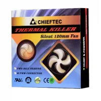 PC Case Fan Chieftec AF-1225PWM, 120x120x25 mm, Ball Bearing, 1650rpm, <32db, PWM, 4pin for PSU/Mole PC Case Fan Chieftec AF-1225PWM, 120x120x25 mm, Ball Bearing, 1650rpm, <32db, PWM, 4pin for PSU/Mole