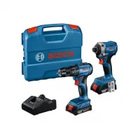 Набор электрических инструментов GDR 18V-215 + GSB 185-LI 2 x 2.0 Ач (Li-ion) 18 В Bosch Набор электрических инструментов GDR 18V-215 + GSB 185-LI 2 x 2.0 Ач (Li-ion) 18 В Bosch