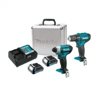 Набор электрических инструментов CLX224X 30/110 Нм 1.5 Ач 12 В 1700/2600 об/мин Makita Набор электрических инструментов CLX224X 30/110 Нм 1.5 Ач 12 В 1700/2600 об/мин Makita