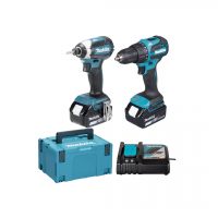 Набор электроинструментов DHP490Z + DTD153Z 2 x 5 Ач (Li-ion) 18 В Makita Набор электроинструментов DHP490Z + DTD153Z 2 x 5 Ач (Li-ion) 18 В Makita