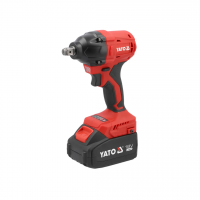 Аккумуляторный ударный гайковерт 350 Нм 2 x 4.0 Ач (Li-Ion) 18 В 0 - 2500 об/мин Yato Аккумуляторный ударный гайковерт 350 Нм 2 x 4.0 Ач (Li-Ion) 18 В 0 - 2500 об/мин Yato
