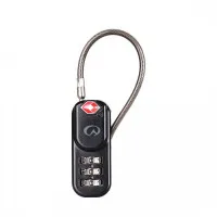 Замок для багажа с металлическим тросиком TSA Zipper Lock