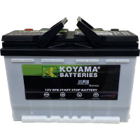 Baterie KOYAMA EFB 75 P+ (700Ah) 278/175/190