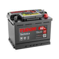 АКБ TUDOR TB620 L02 62A P+ (540Ah) 242/175/190