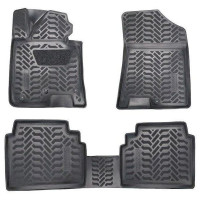 60664 Hyundai Sonata (DN8) (2019- ) 3D cu suport pentru călcâi covoraș de cauciuc auto pentru interior