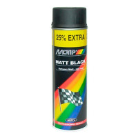 Аэрозольная краска Motip 04006 Черная матовая 500ml