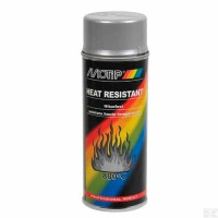 Краска термостойкая MOTIP 04032 800°C алюминевая 400 ml