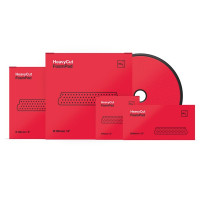 9998312 Heavy Cut Foam Pad 150x25mm Burete abraziv pentru îndepărtarea zgârieturilor adânci Koch Chemie (roșu)