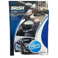Laveta auto din microfibră BRISH, albastru închis