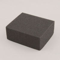 Sponge, soft, black 999038 мягкая губка средней плотности