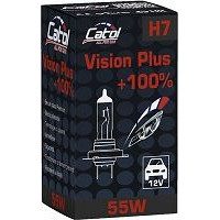 Автомобильная Лампочка H7 12V/55W, PX26d Vision Plus+100% Автомобильная Лампочка H7 12V/55W, PX26d Vision Plus+100%