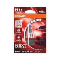 Лампа галогенная Osram Night Breaker Laser +150% H11 12V Лампа галогенная Osram Night Breaker Laser +150% H11 12V