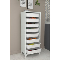 Набор для хранения вещей с 8 отделениями Dora Nex Home 45,6 x 30 x 116 см, Белый