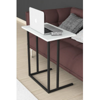 Стол для ноутбука с ножками Metal Nex Home, 60 x 35,5 x 65 см, Белый Стол для ноутбука с ножками Metal Nex Home, 60 x 35,5 x 65 см, Белый