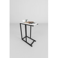 Приставной столик Metal Nex Home 45 x 25 см, Белый