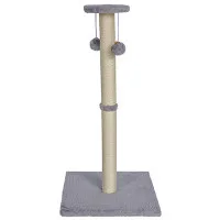 Игровой набор для кошек Jumi, с платформой, кроваткой, с игрушкой, 81x40x40 см, Серый