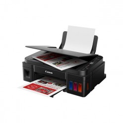 MFD Canon Pixma G3411
MFD A4,  Wi-Fi, Print, Copy, Scan, Cloud Link
Print Resolution: Up to 4800 x 1200 dpi
Print Technology: 2 FINE Cartridges (Black and Colour), refillable ink tank printer
Mono Print Speed: Approx. 8.8 ipm
Colour Print Speed: Appr