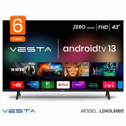 Smart TV	Vesta LD43L6005 - FHD DVB-T/T2/C/Ci+ AndroidTV 13