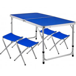 Стол раскладной со стульями  в наборе   485-1 Набор раскладной  стол и 4 стулья 