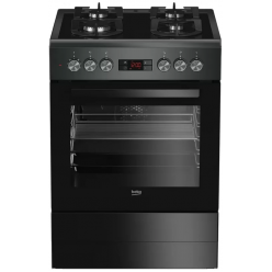 Плита (газовая) Beko FSM65330DAS 85**Газконтроль**Глубина, см: 60**Тип духовки: Электрическая****Ширина, см: 60**Электроподжиг комфорок - Черный