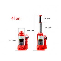 Домкрат 4-T бутылка 2-х штоковый (160-370mm) NC-01-DB0704 /cric de ridicare