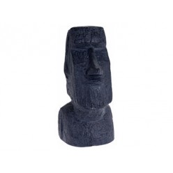 Статуя "Фигура Моаи" 40X20cm, керамика, черный