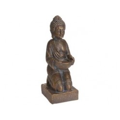 Статуя "Будда на коленях" 42.5cm, керамика, золото