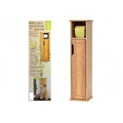 Шкаф резерв для бумаги WC Tendance 18X18X75cm, бамбук