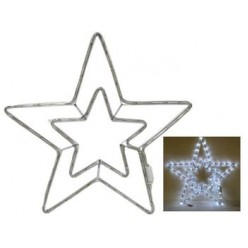 Фигура световая "Звезда" 69LED 54cm, белый цвет