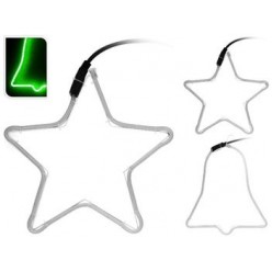 Фигура световая "Звезда, Колокол" 60 SMDLED 36X30сm, зел. ц