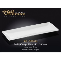 Блюдо WILMAX WL-992016 (для суши и канапе 35,5 см)