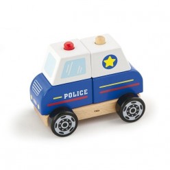 Деревянная пирамидка Полицейская машинка