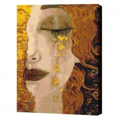 Картина по номерам (в упаковке)  Золотые слезы. Анн-Мари Зильберман
