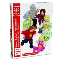 Детский набор мини — кукол  «Happy Family Caucasian»