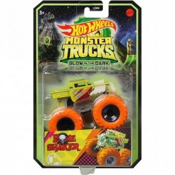 Hot Wheels Monster Trucks Базовая машинка-внедорожник (светящийся в темноте) (в асс.)