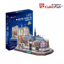3D PUZZLE Notre Dame de Paris LED