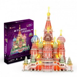 3D PUZZLE St. Basils Cathedral LED