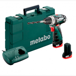 PowerMaxx BS Basic 2x2,0 Ач Сверлильно-винторезный станок с аккумулятором METABO (чемодан) 600080500