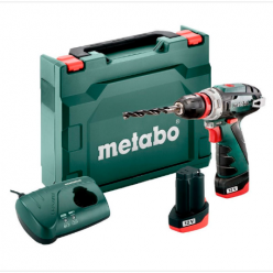 PowerMaxx BS BL Q 2x2,0 Ач Дрель с аккумулятором METABO (чемодан) 601749500