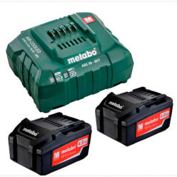 685050000 Комплект аккумуляторов METABO 2x4,0 Ач (коробка)