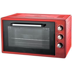 Духовка Электрическая ZANETTI CE 37 RED 420x509x305, 37 л,1400 вт,Таймер,Гриль,два протевня,красный,