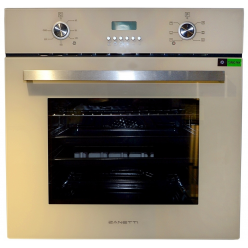 Духовка Электрическая Zanetti ZCE 60E LCD CREME Число режимов 6, LCD Таймер,Гриль,Конвекция,меканика, CREM. цвет