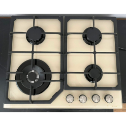 Плита Zanetti 1150 GC TURBO CREM 4 газ конфорки,турбо конфорка.Газ-контроль.Решетка чугунная.панел управления спереди .Электроподжиг.закаленное стекло.Беж