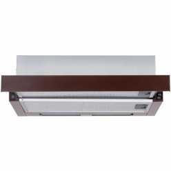 Кухонная Вытяжка Zanetti 620 BROWN Slider(ШхГ) 60х30 .телескопическая.Количество моторов 1. 2x2W лампочки LED ,коричнев