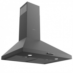 Кухонная Вытяжка ZANETTI PIRAMIDE BLACK(BxШхГ) 657-871x596x456 . Количество моторов 1/115вт.3 скорости 650m3/h .2x1вт лампочки.BLACK,