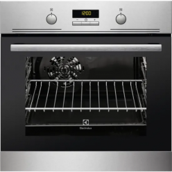 Духовка Электрическая Electrolux EZC2430EOX Число режимов 9,Дисплей,Таймер,,Конвекция, A+,57 л ,черный-Inox