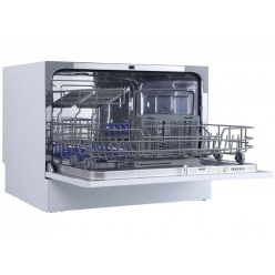 Посудомоечная Машина Comfee CDWC550W(ГхШхВ)60x55x43.8. A .Вместимость, комплектов-6.программ-6.Электронное Управление LED.Белый