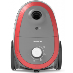 Пылесос Daewoo RC-410G-3 700 Вт.мешок 2,5 л.Регулировка мощности на корпусе.Труба телескопическая.красный,