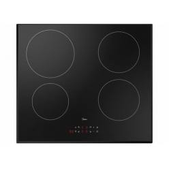 Плита Midea MC-IF7251J1-A 4 индукционные зоны.Сенсорное управление.Автоматическое отключение.Черный.